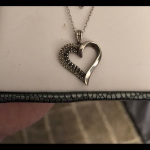 Diamond heart necklace